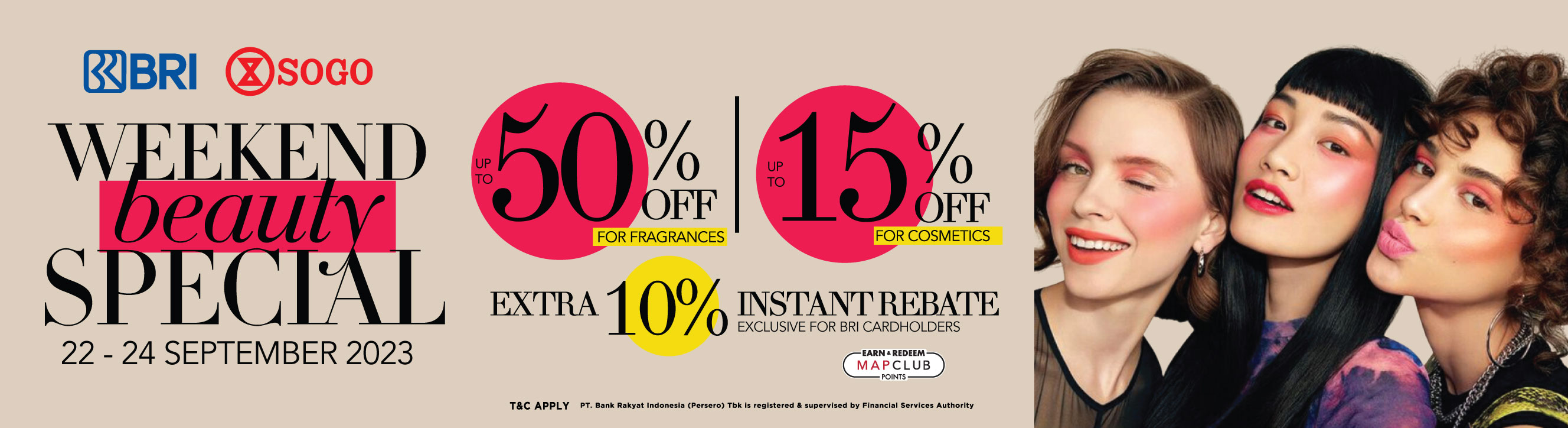 [SOGO] Weekend Beauty Special - Diskon Fashion Branded | Mapclub.com