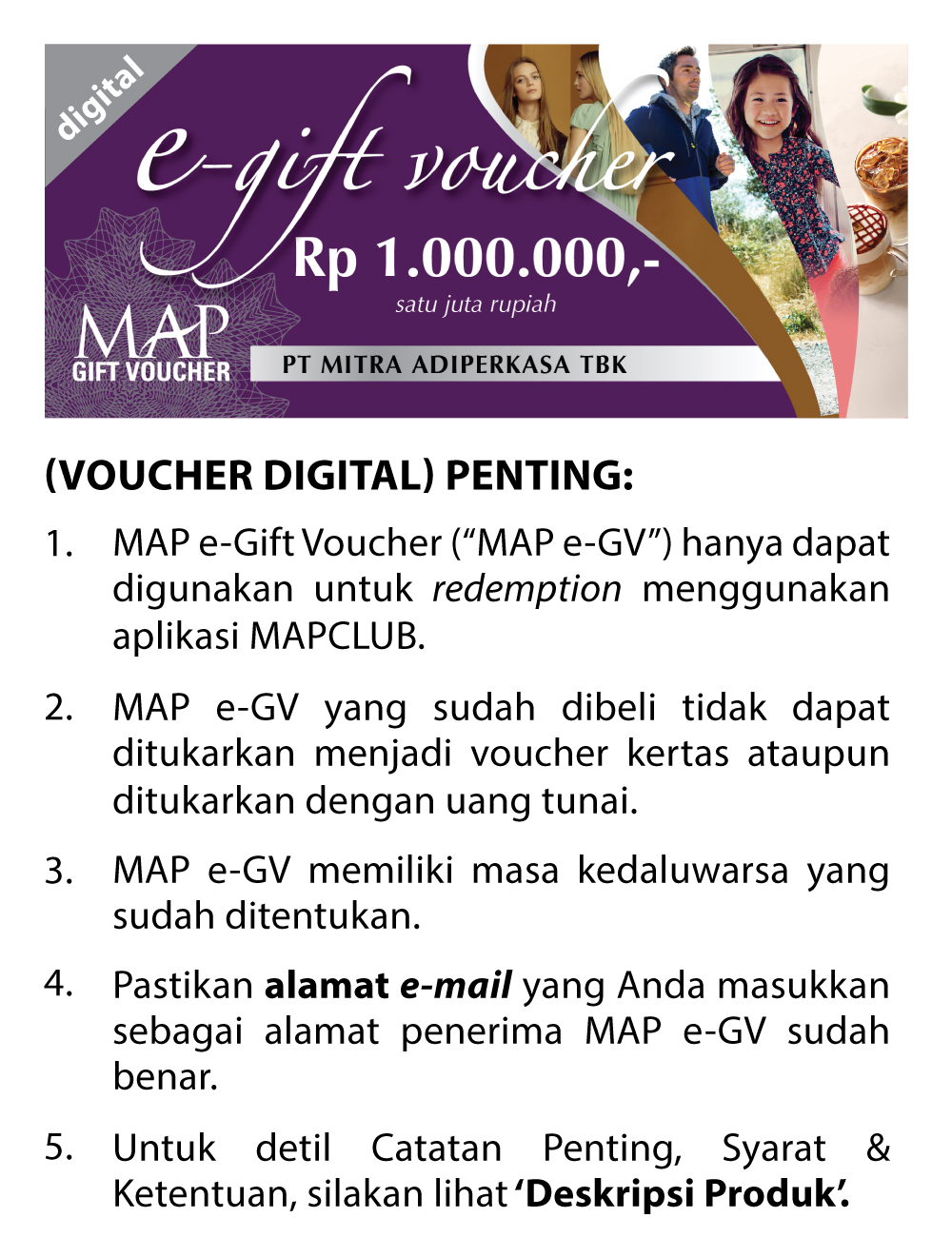 MAP Gift Voucher 1000K thumbnail 2