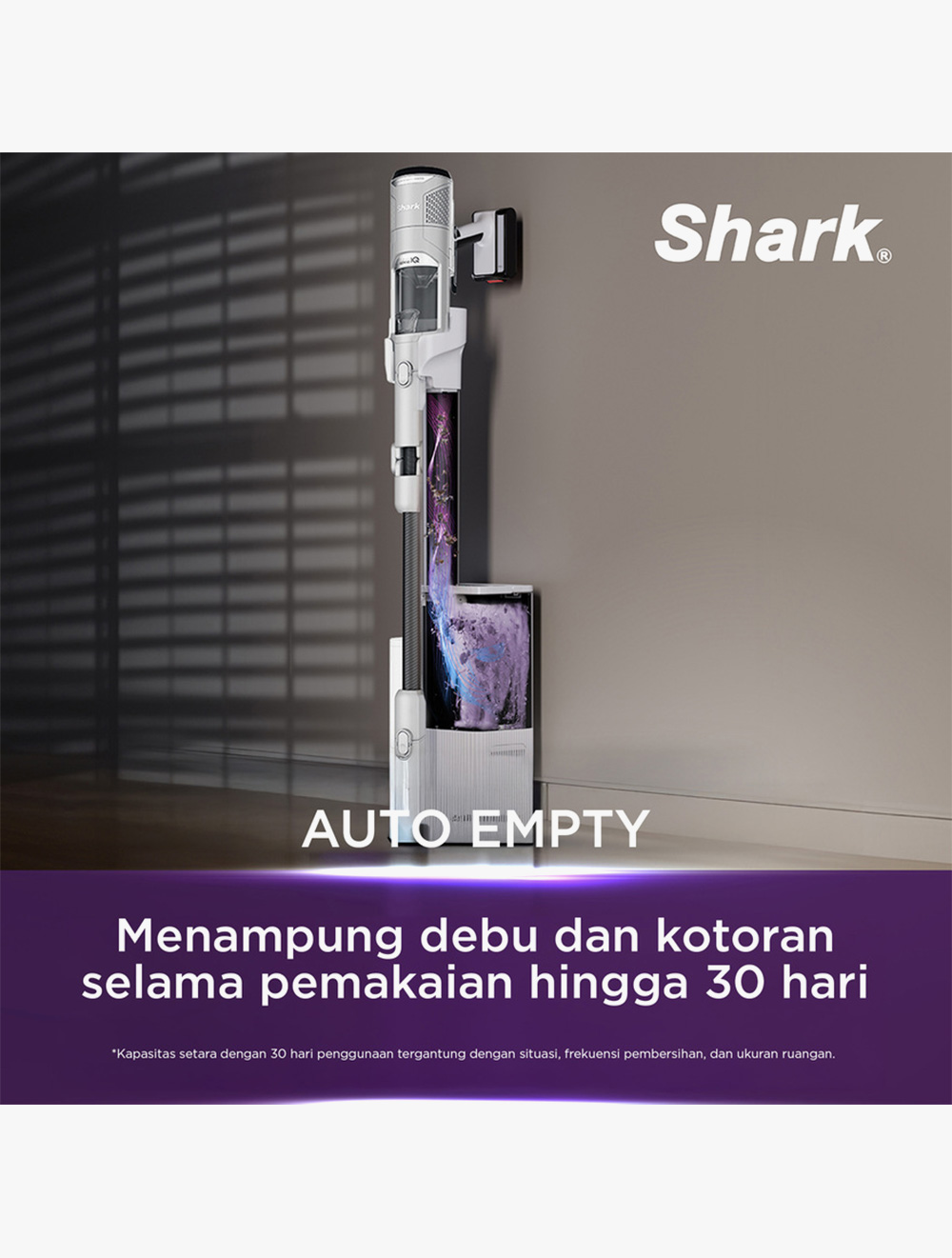 Shark CleanSense iQ+ Auto-Empty Dock Cordless Vacuum Cleaner Silver One Size