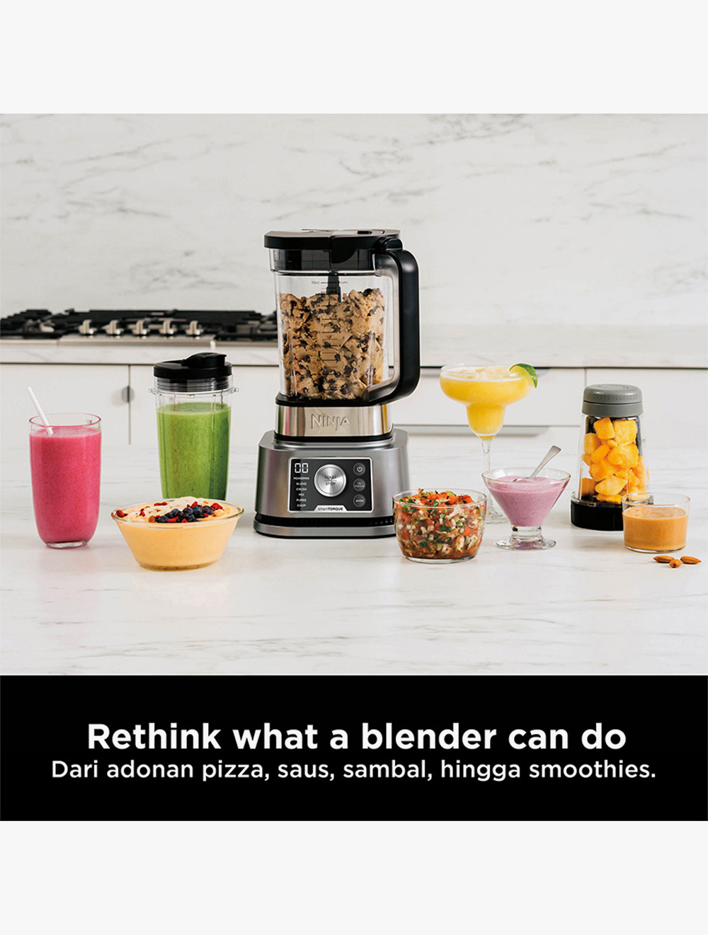 Ninja Power Blender & Processor System - Blender & Food Processor Black & Silver One Size