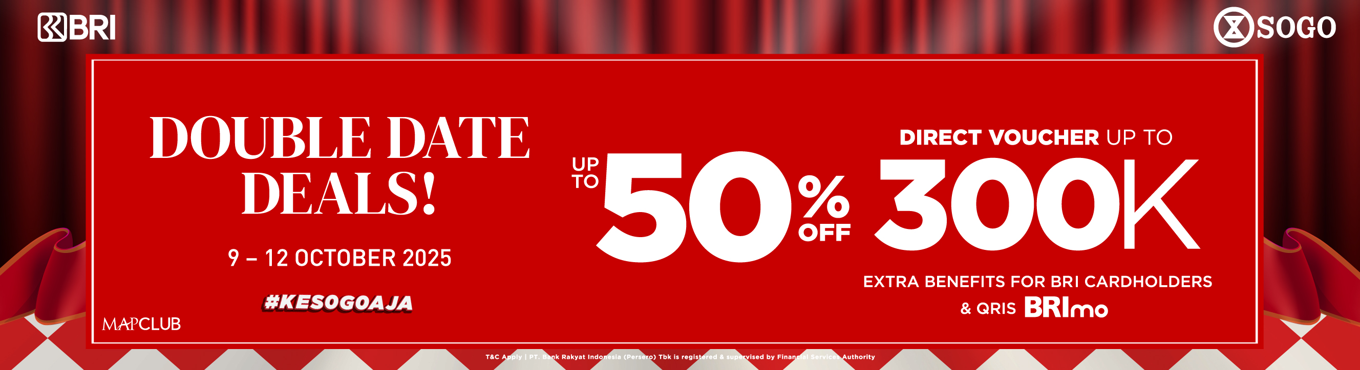 [SOGO] BRI - DOUBLE DATE DEALS!