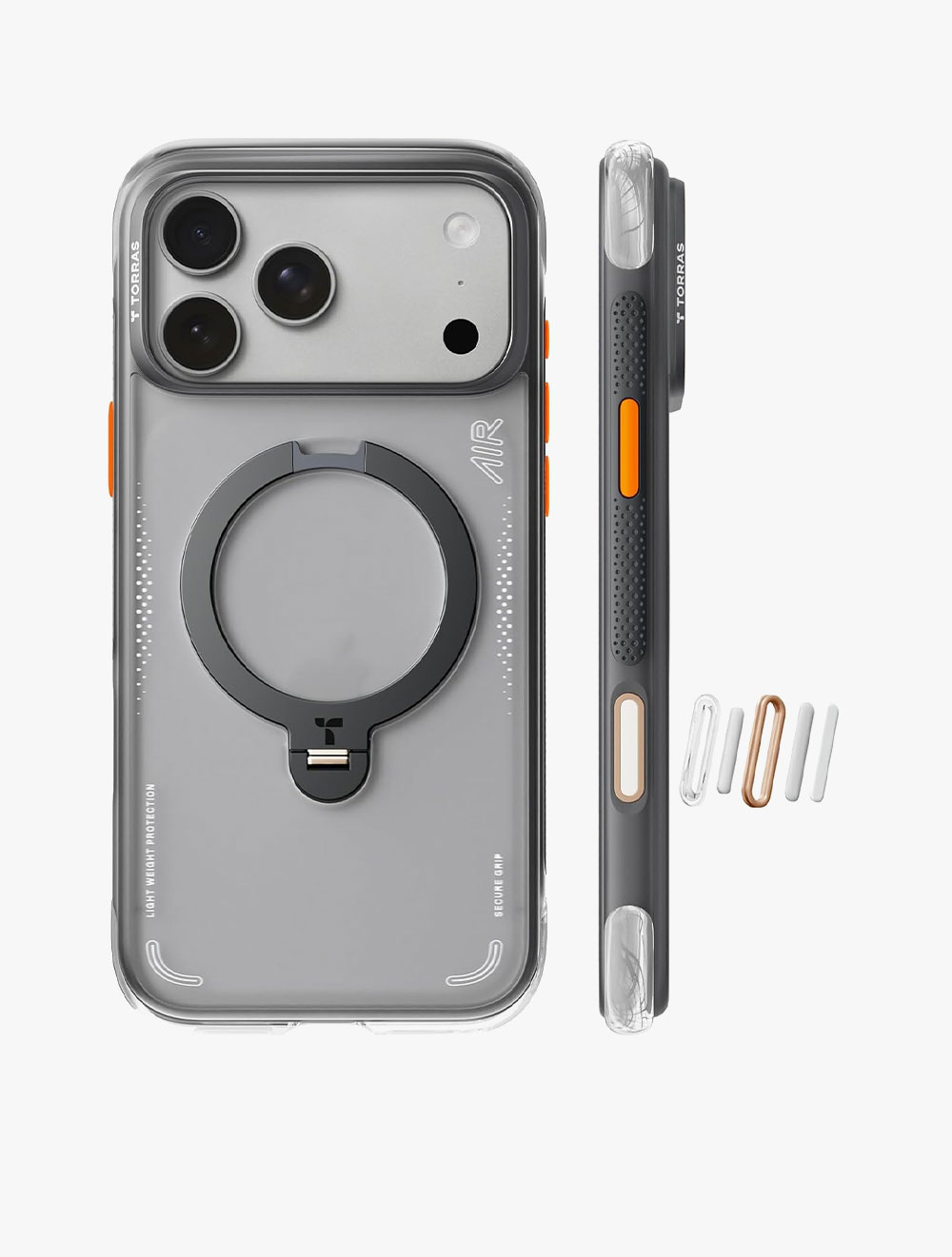 TORRAS Ostand Q3 Air Magnetic Stand Case for iPhone 16 Pro