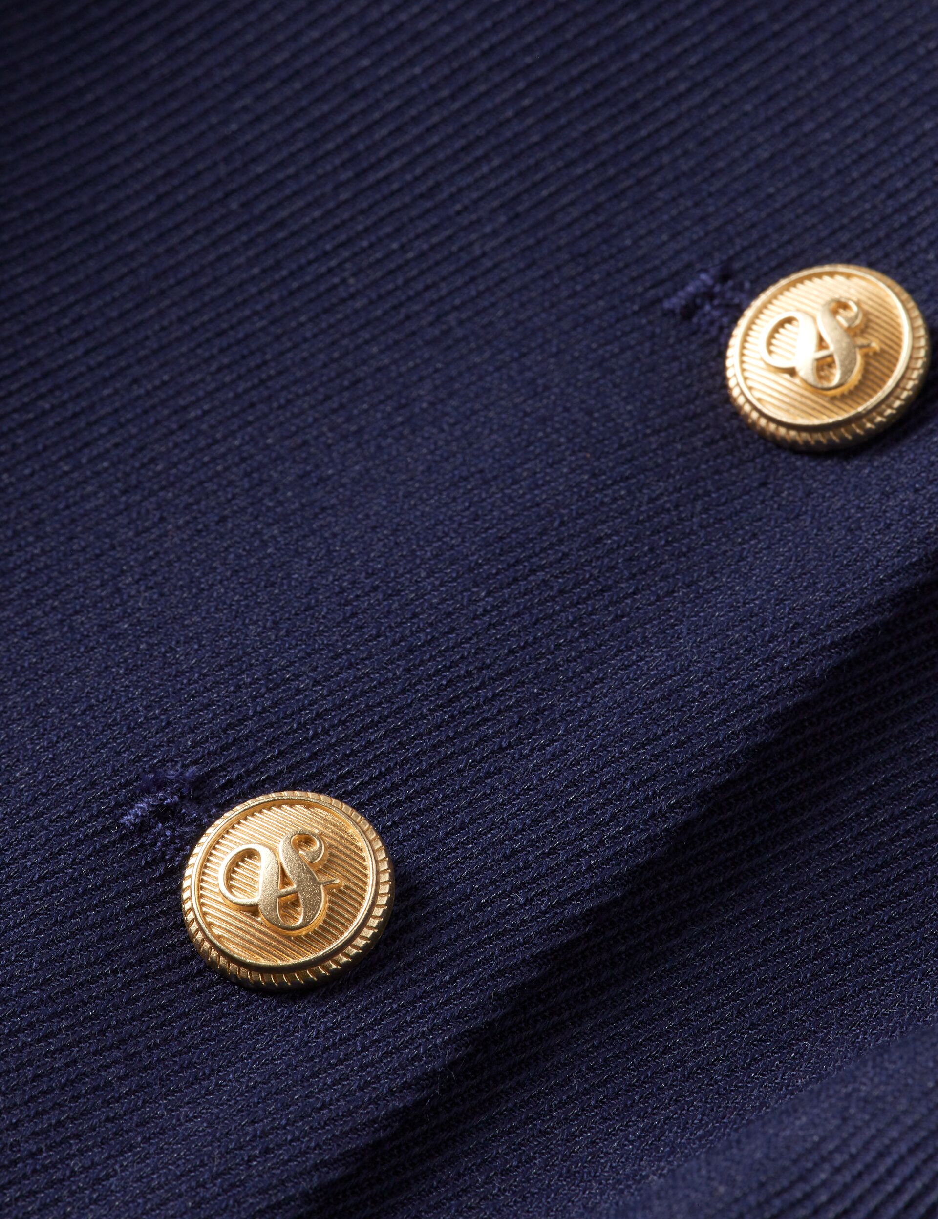 Cross back gabardine twill waistcoat thumbnail 4