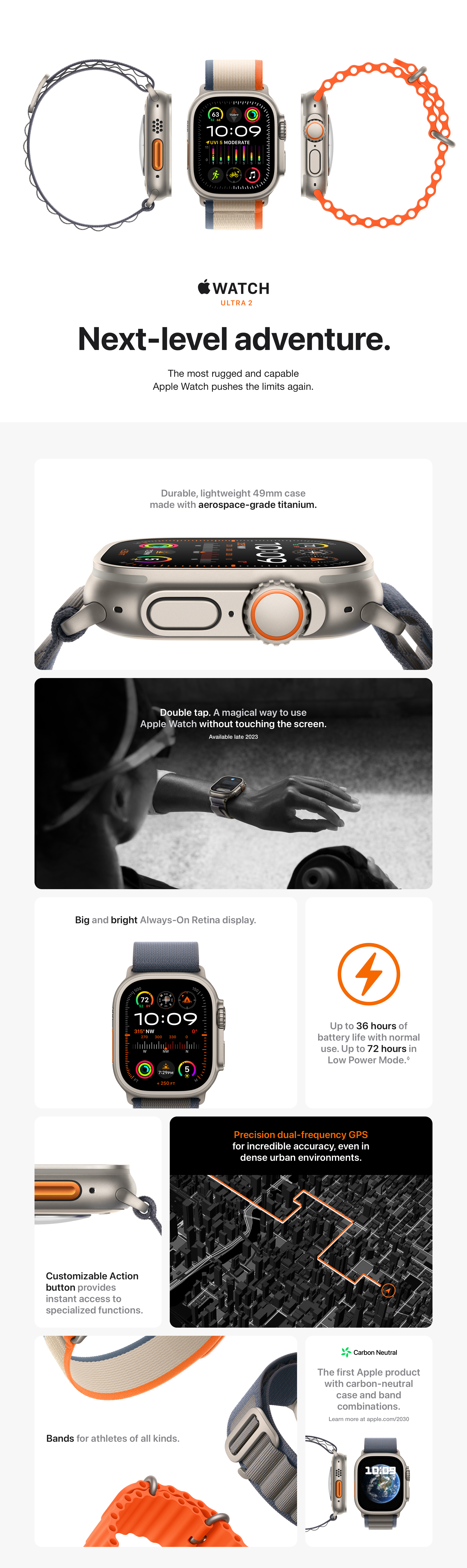 Apple Watch Ultra 2 features
