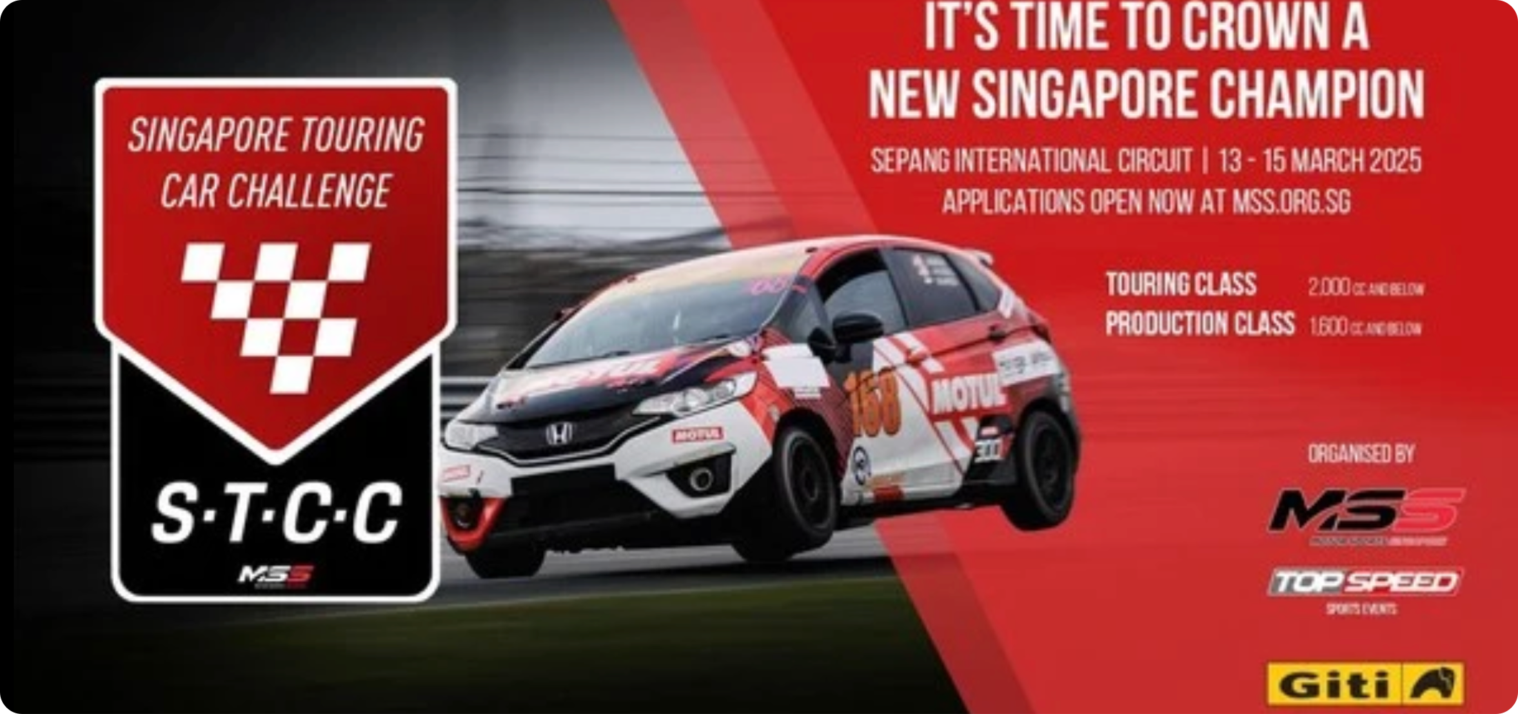 Giti Tire Powers the Return of Singapore Touring Car Challenge 2025 as the Official Tire Supplier
